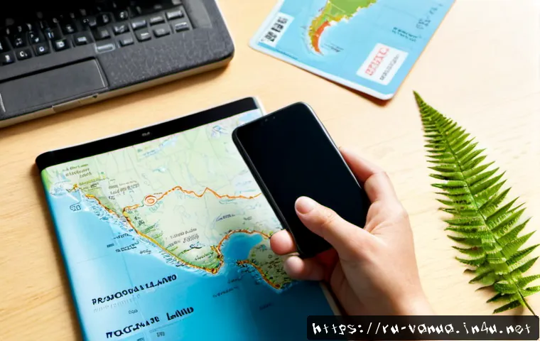 바누아투에서 뉴질랜드로 가는 방법 - Photorealistic travel planning scene for a trip from Vanuatu to New Zealand, a Russian-speaking trav...